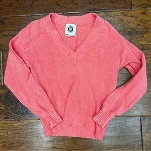 Urban Outfitters Vida‎ Peach Vneck Sweater